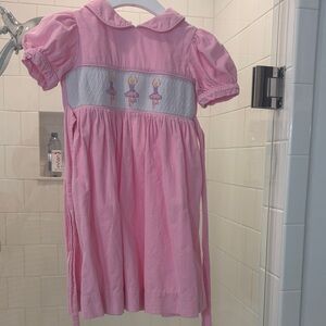 Little English corduroy Pink Ballerina Dress